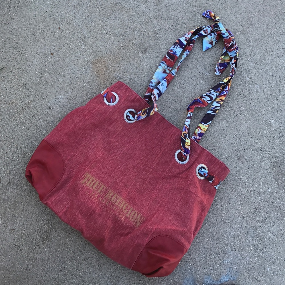 True Religion Shopping Tote Crossbody Bag